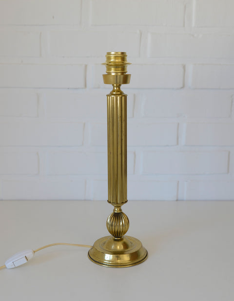 Vintage Brass Table Lamp Base / DIY Desk Light
