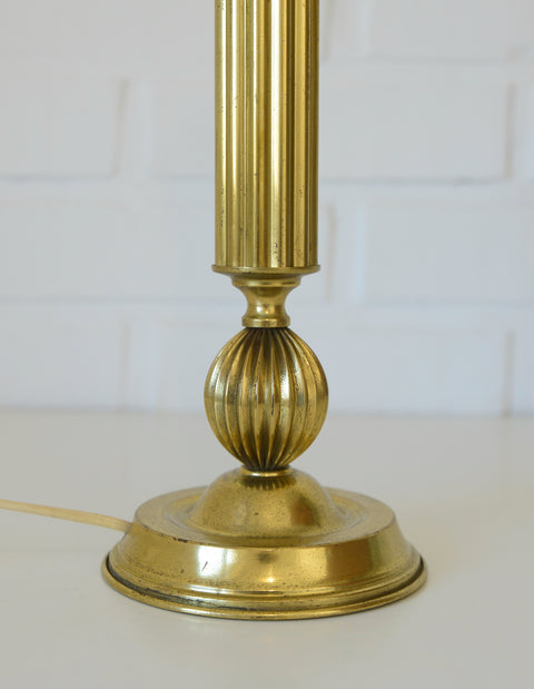 Vintage Brass Table Lamp Base / DIY Desk Light