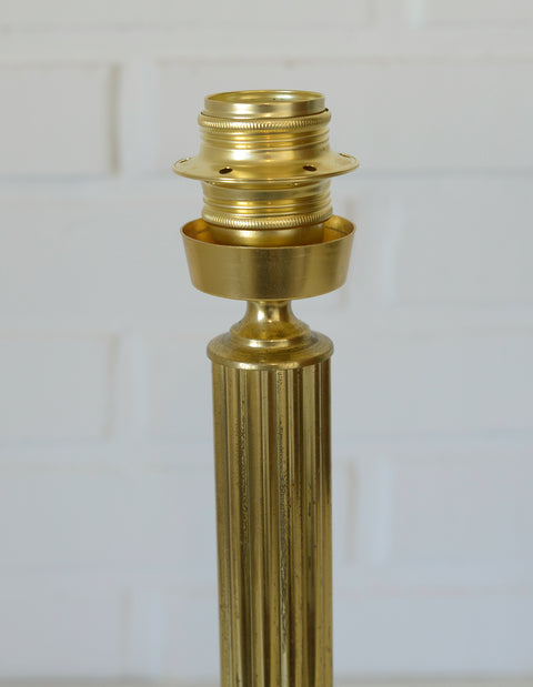 Vintage Brass Table Lamp Base / DIY Desk Light