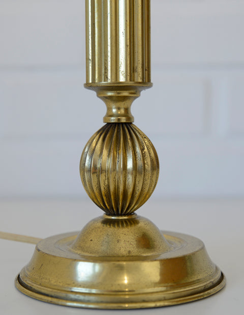 Vintage Brass Table Lamp Base / DIY Desk Light