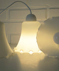 Vintage Bell Pendant Lamps: Set of 3 Cascade Tulip Ceiling Lights