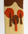 Vintage Wool Tapestry: Mid Century Modern Wall Hanging, Boho Decor