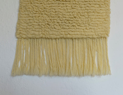 Vintage Wool Tapestry: Mid Century Modern Wall Hanging, Boho Decor