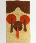 Vintage Wool Tapestry: Mid Century Modern Wall Hanging, Boho Decor
