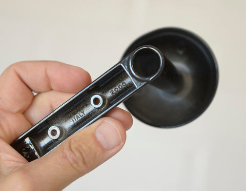 Vintage Space Age Black Metal Wall Hooks, Italian MCM Set of 3