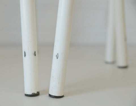 Pair of Vintage Stackable Stools / Mid Century Modern / Space Age / Plant Stand 1970's