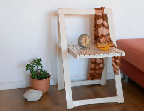 Vintage Trieste Folding Chairs (Set of 2): Mid Century Modern Aldo Jacober Design