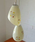 Vintage Hand Blown Glass Pendant Light: Cascade Tulip Hanging Lamp