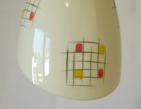 Vintage Hand Blown Glass Pendant Light: Cascade Tulip Hanging Lamp