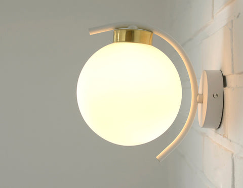 Set of 3 Vintage Sputnik Wall Lamps: Mid Century Modern Sconces