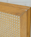 Vintage Coat Rack / Rattan Shelf / Mid Century Wooden Hat Rack / Yugoslavia 1960's