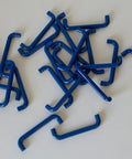Vintage Blue Plastic Drawer Pull: Retro Memphis Cabinet Handle, Hewi Style