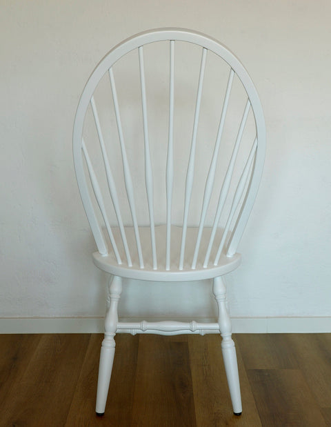 Restored Oak Windsor Dining Chair: Mid-Century Farmhouse Accent