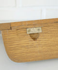 Vintage Coat Rack / Rattan Shelf / Mid Century Wooden Hat Rack / Yugoslavia 1960's