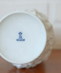 Vintage Kaiser Germany Porcelain Vase: 1960s Shell Design