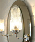 Vintage Hollywood Regency Vanity Mirror: German Chrome & Glass, 1980s