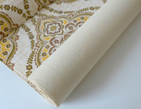 Vintage Baroque Wallpaper: Retro Floral Home Decor, Yugoslavia 1970s