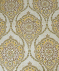 Vintage Baroque Wallpaper: Retro Floral Home Decor, Yugoslavia 1970s