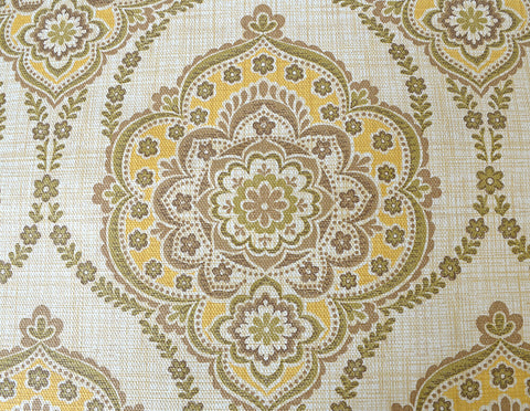 Vintage Baroque Wallpaper: Retro Floral Home Decor, Yugoslavia 1970s