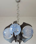 Mazzega Murano Glass Pendant Light: Brutalist Sputnik MCM Chandelier