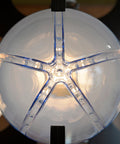 Mazzega Murano Glass Pendant Light: Brutalist Sputnik MCM Chandelier