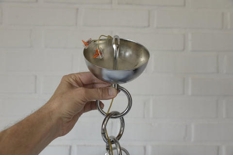 Mazzega Murano Glass Pendant Light: Brutalist Sputnik MCM Chandelier