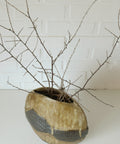 Large Mid-Century Modern Lava Glaze Vase: German Vintage Pottery