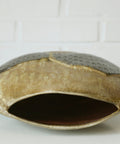 Large Mid-Century Modern Lava Glaze Vase: German Vintage Pottery