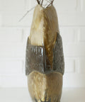 Large Mid-Century Modern Lava Glaze Vase: German Vintage Pottery