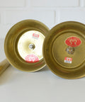 Vintage Brass Candlestick Holders: Handmade Norwegian Decor, Set of 2