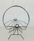 Vintage Metal Wire Fruit Basket: Mid Century Coffee Table Decor