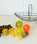 Vintage Metal Wire Fruit Basket: Mid Century Coffee Table Decor