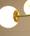 Vintage Sputnik Chandelier: MCM Space Age Pendant Light, Yugoslavia 1970s