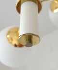 Vintage Sputnik Chandelier: MCM Space Age Pendant Light, Yugoslavia 1970s