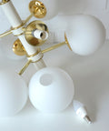 Vintage Sputnik Chandelier: MCM Space Age Pendant Light, Yugoslavia 1970s