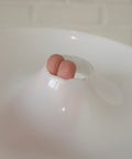 Vintage White Plastic Sconce: MCM Flush Mount Ceiling Light