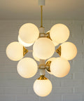 Vintage Sputnik Chandelier: Mid Century Modern Space Age Pendant Lamp