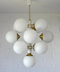 Vintage Sputnik Chandelier: Mid Century Modern Space Age Pendant Lamp