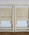 Vintage Trieste Folding Chairs (Set of 2): Mid Century Modern Aldo Jacober Design