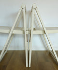 Vintage Trieste Folding Chairs (Set of 2): Mid Century Modern Aldo Jacober Design