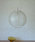 Vintage Meblo Guzzini Pendant Light: Sfera Space Age Lamp
