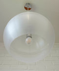 Vintage Meblo Guzzini Pendant Light: Sfera Space Age Lamp