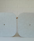 Vintage Mid-Century Modern Stools: Beech Wood Plant Stands, Set of 2