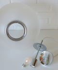 Vintage Meblo Guzzini Pendant Light: Sfera Space Age Lamp