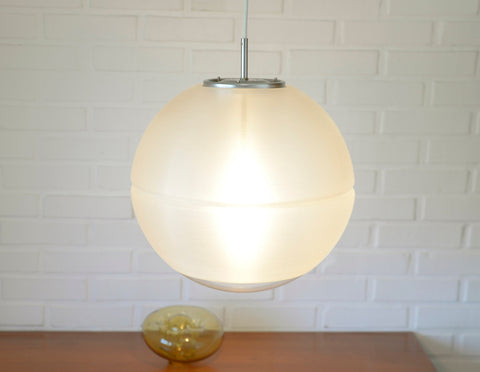 Vintage Meblo Guzzini Pendant Light: Sfera Space Age Lamp