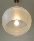 Vintage Meblo Guzzini Pendant Light: Sfera Space Age Lamp
