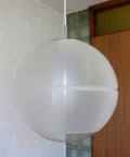 Vintage Meblo Guzzini Pendant Light: Sfera Space Age Lamp