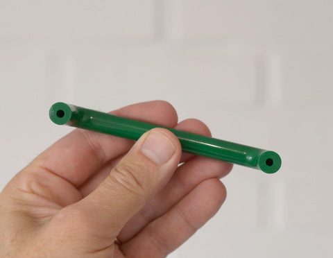 Vintage Green Plastic Drawer Pull: Mid Century Modern Kitchen Cabinet Handle