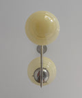 Antique Art Deco Chandelier: Caramel Glass Pendant Lamp, Yugoslavia 1940s