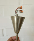 Antique Art Deco Chandelier: Caramel Glass Pendant Lamp, Yugoslavia 1940s